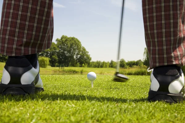 Widok Klub Golfowy Dla Dorosłych — Zdjęcie stockowe