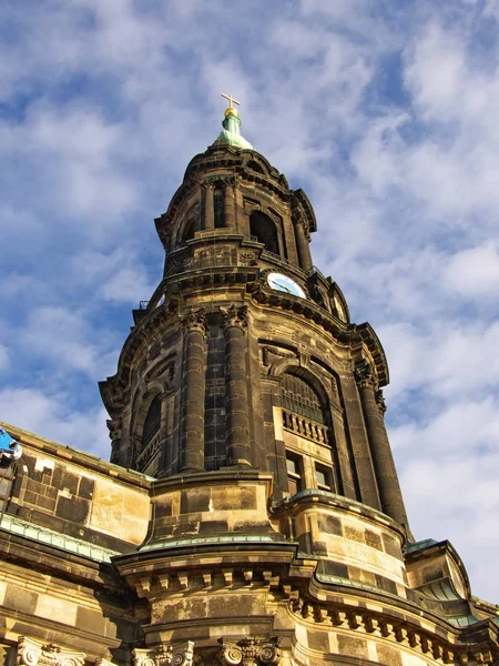 Kreuzkirche Drážďanském Kostele — Stock fotografie