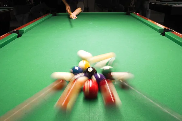 Spor Haberleri Bilardo Oyunları — Stok fotoğraf