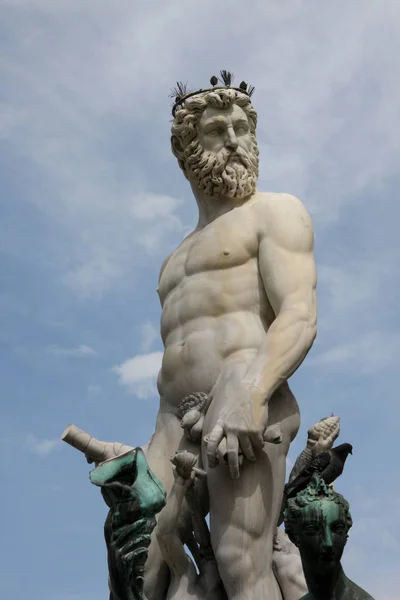 Fontana Del Nettuno Neptune Fontein — Stockfoto