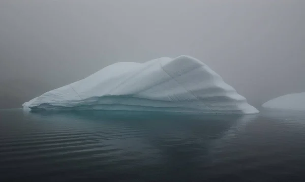 Jéghegy Fagyasztott Jég Tél — Stock Fotó