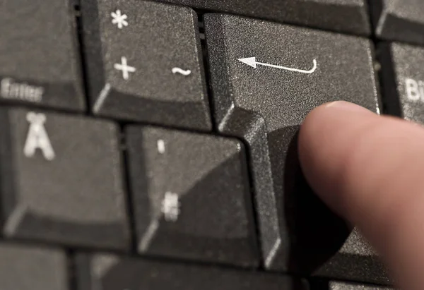 Computer Keyboard Close — Stock Photo, Image