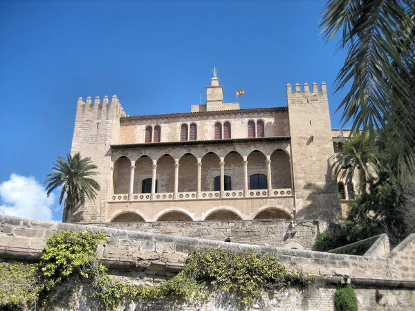 Vista Panorâmica Bela Arquitetura Medieval Fortaleza — Fotografia de Stock