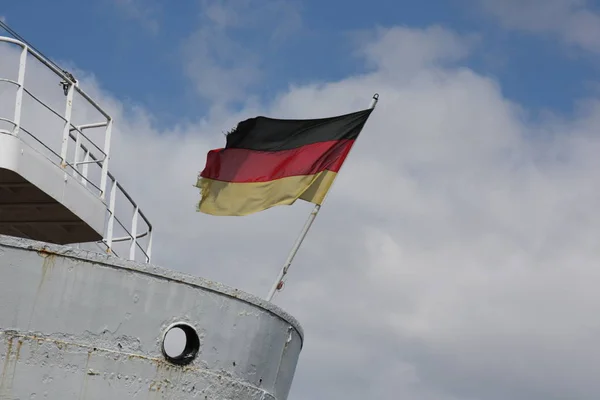 Duitse Vlag Officiële Kleuren Proportie Correct — Stockfoto