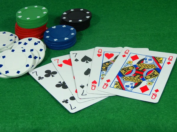 Juego Póker Casino Juego —  Fotos de Stock