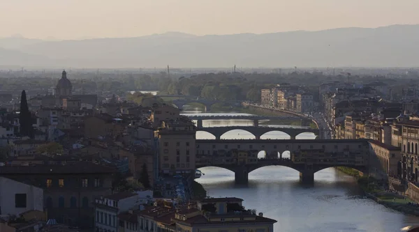 Puentes Arno Florencia — Foto de Stock