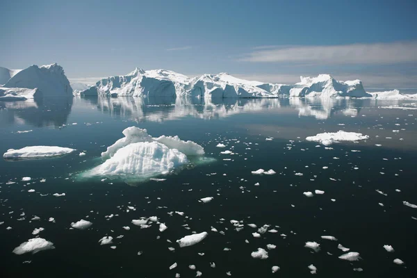 Білий Заморожений Айсберг Лід Холод — стокове фото