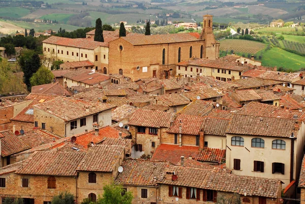 Visão San Gimignano — Fotografia de Stock