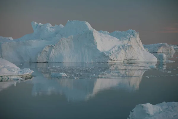 Iceberg Gelo Congelado Inverno Neve — Fotografia de Stock