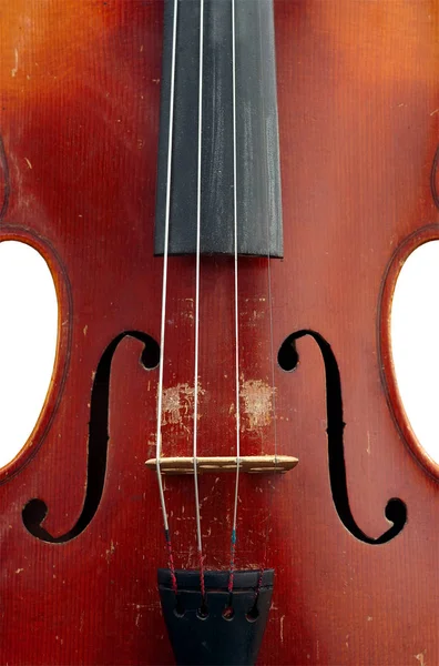 Violin Musikinstrument Närbild — Stockfoto