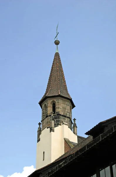 Vue Panoramique Sur Belle Architecture Médiévale — Photo