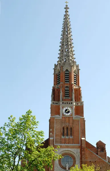 Mariahilfkirche Munich Torre — Foto de Stock