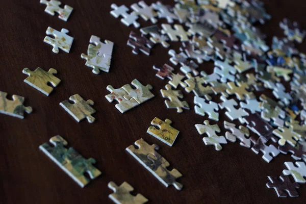 Legpuzzel Connectiviteitsspel — Stockfoto