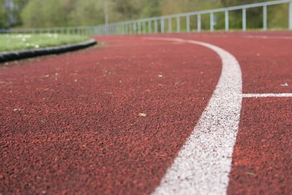 Laufstrecke Stadion — Stockfoto