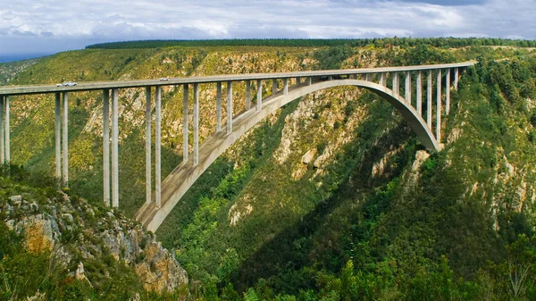 Bloukrans Bridge South Africa Highest Arch Bridge World Free Span — Stock Photo, Image