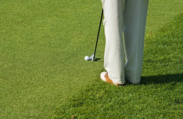 Juego Pelota Golf Concepto Deporte — Foto de Stock