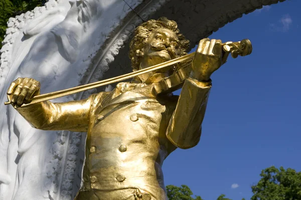 Johann Strauss Monument Vienna — Stock Photo, Image