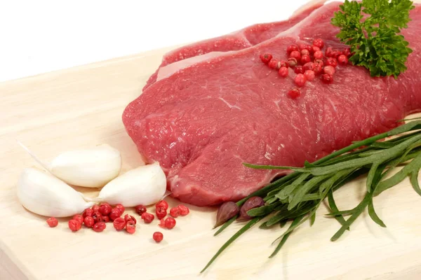 Steaks Snijplank — Stockfoto