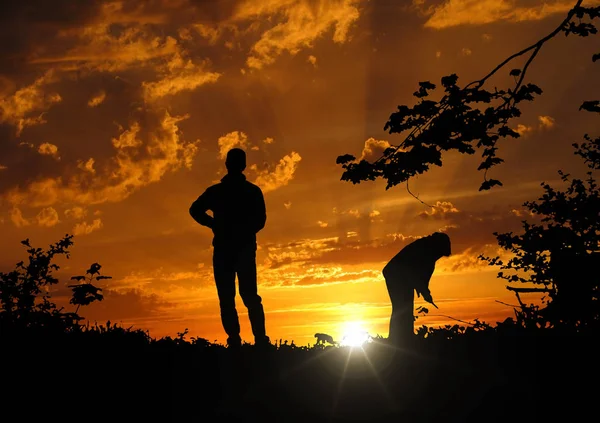 Beautiful Sunset Sky View — Stock Photo, Image