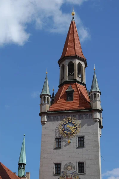 Старая Ратуша Мюнхена — стоковое фото