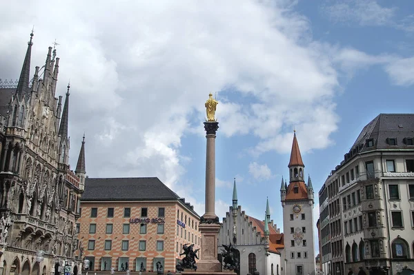 Munich Capitale Bavière Abrite Des Bâtiments Centenaires Nombreux Musées — Photo