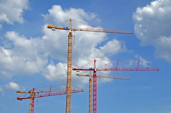 Scenic View Construction Site Crane — Stock Photo, Image