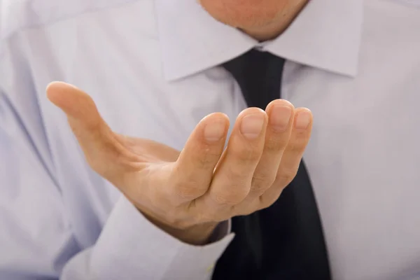 Gebaar Met Één Hand — Stockfoto