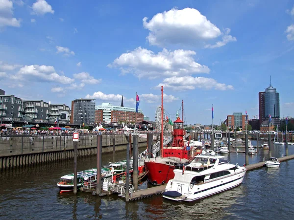 Hambourg Une Grande Ville Portuaire Dans Nord Allemagne — Photo