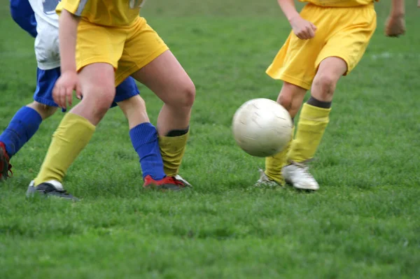 Szenische Sicht Auf Das Fußballsport Konzept — Stockfoto