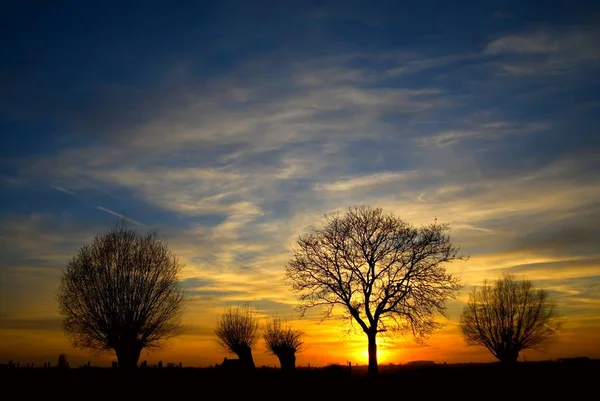 Beautiful Sunset Sky View — Stock Photo, Image