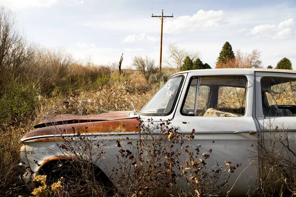 Opuštěné Auto Wyomingu — Stock fotografie