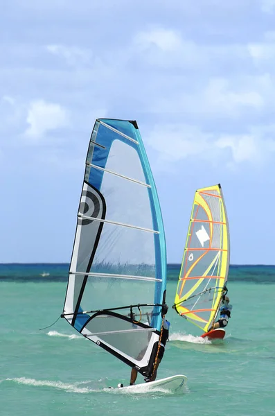 Dva Windsurfer Akci — Stock fotografie