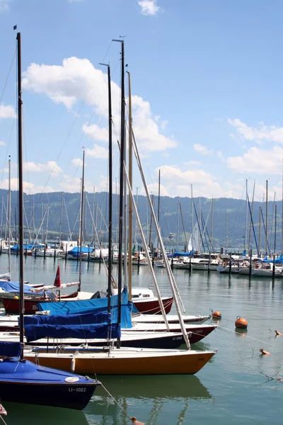 Vista Panorámica Del Hermoso Puerto — Foto de Stock