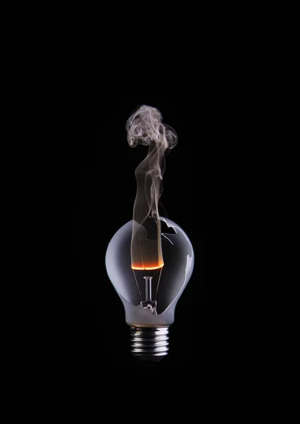 Ampoule Alimentation Électrique — Photo