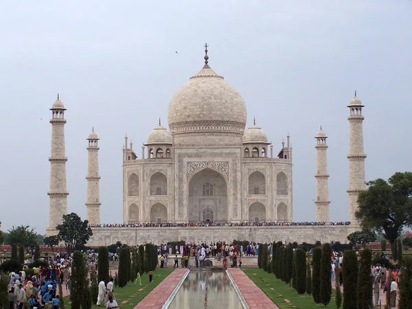 Famoso Mausoleo Taj Mahal Agra India — Foto de Stock