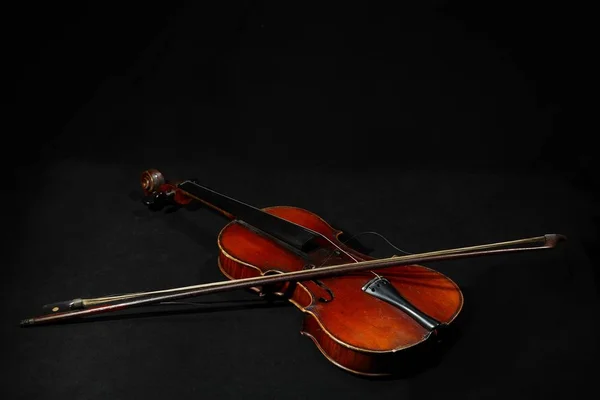 Violin Musical Instrument Close — Stock Photo, Image