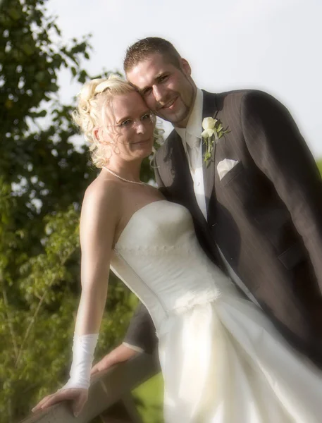 Visão Panorâmica Conceito Casamento — Fotografia de Stock