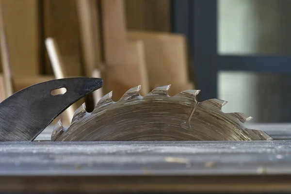 Carpenter Saw Blade Wood — Stock Photo, Image