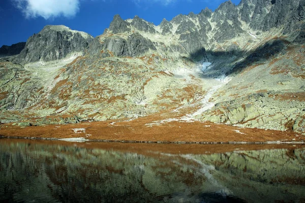 Lac Dans Les Hautes Tatras — Photo