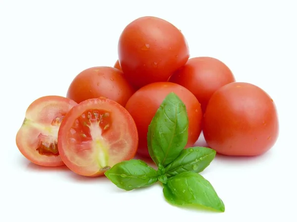 Tomates Mûres Rouges Biologiques — Photo