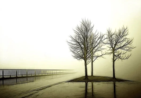 Schöne Aussicht Auf Die Natur — Stockfoto