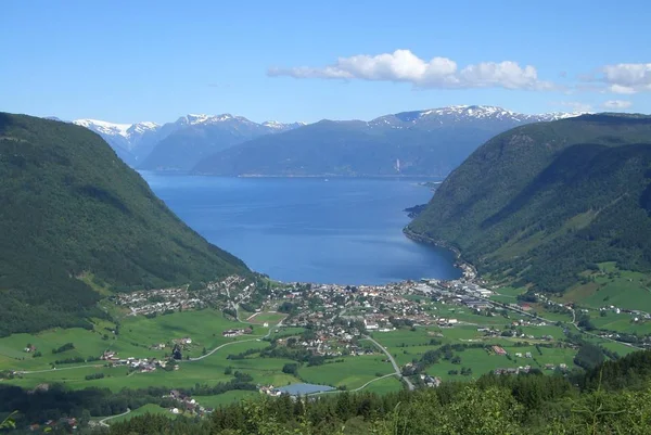 Vista Paisajes Escandinavia Norte Europa — Foto de Stock