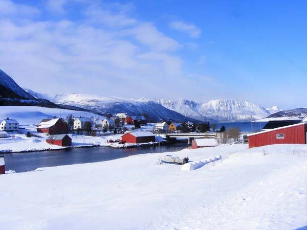 Village Vesteralen — Stock Photo, Image