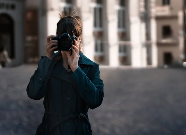 Portret Pięknej Młodej Kobiety — Zdjęcie stockowe