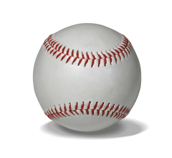 Yolu Olan Yeni Beyzbol Topu — Stok fotoğraf