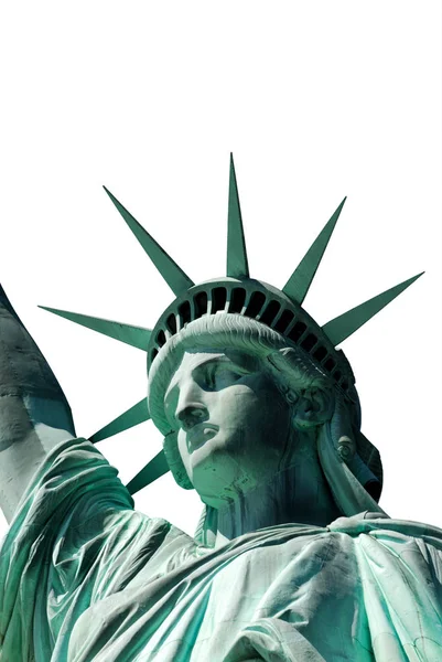 Estatua Aislada Libertad —  Fotos de Stock