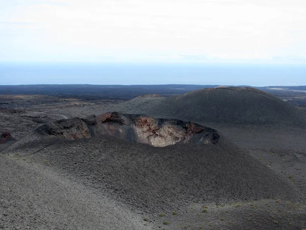 ランサローテ島の火山噴火口 — ストック写真