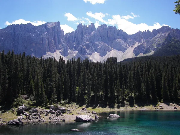 Vista Panorâmica Majestosa Paisagem Dolomitas Itália — Fotografia de Stock