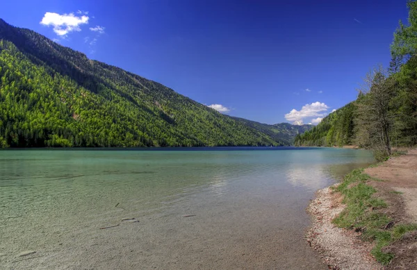 Weissensee Kärnten — Stockfoto