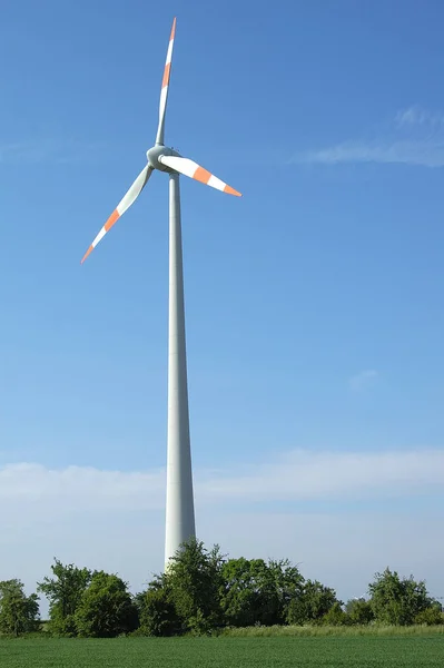 Turbinas Eólicas Tecnología Eléctrica — Foto de Stock